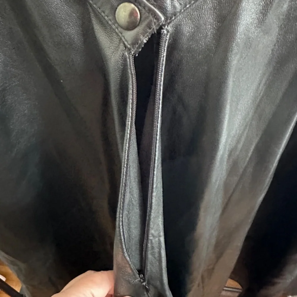Richmond Leather Fishtail Skirt - Picture 3 of 4
